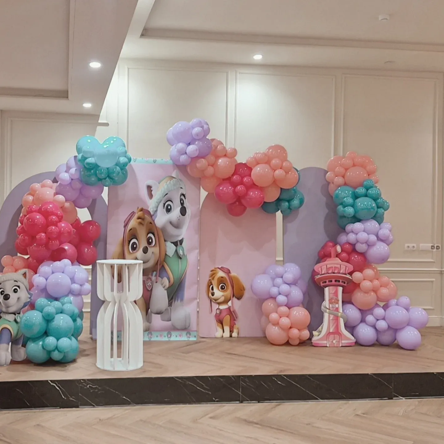 Ballonnendecoratie voor een kinderfeest